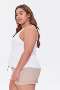 IVORY Plus Size Sweater-Knit Tank Top, image 2