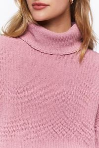 DAWN PINK Ribbed Turtleneck Sweater, image 5