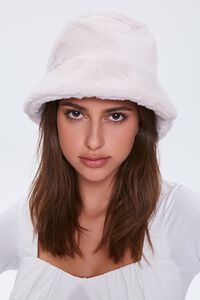 TAUPE Plush Bucket Hat, image 2