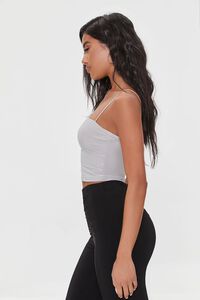 NEUTRAL GREY Fitted Cropped Cami, image 2