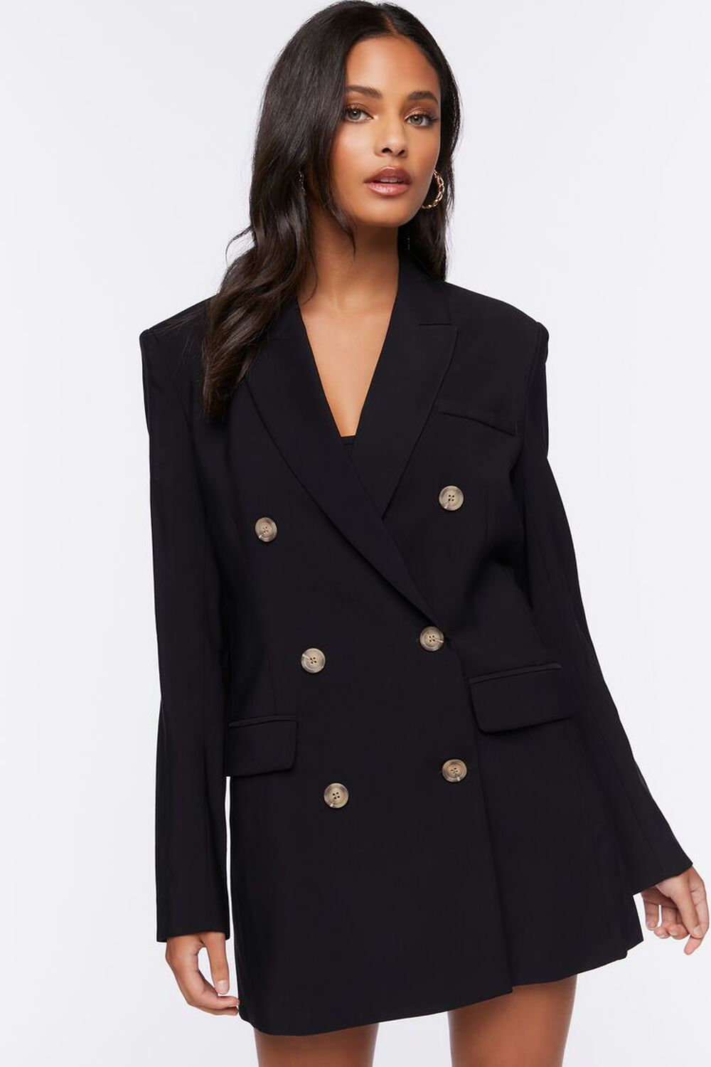 forever21.com | Notched Double-Breasted Blazer