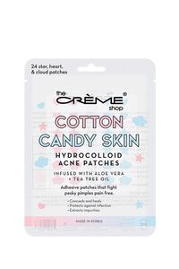 The Creme Shop Cotton Candy Skin Hydrocolloid Dark Spot Acne Patches - Infused with Aloe Vera + Tea Tree , image 1