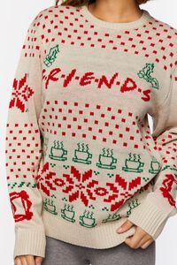 TAUPE/MULTI Friends Graphic Sweater, image 5