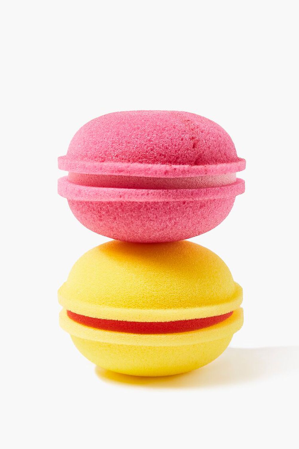 MAGENTA/YELLOW Macaron Bath Sponge Set, image 3