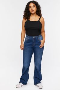 DARK DENIM Plus Size Mid-Rise Bootcut Jeans, image 1