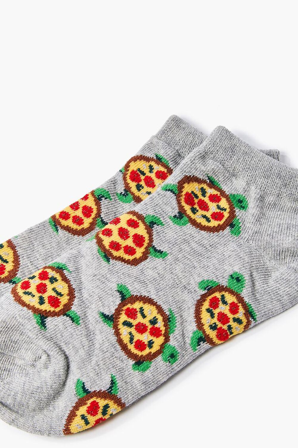 Pizza Print Ankle Socks, image 3