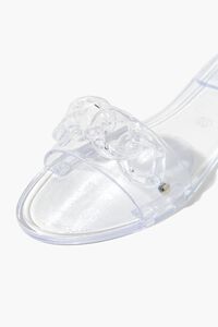 CLEAR Chain-Strap Sandals, image 5