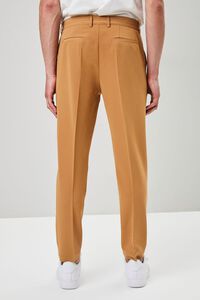 BROWN Pleated Tapered Pants, image 4