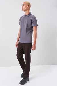 CHARCOAL Muscle Fit Polo Shirt, image 4