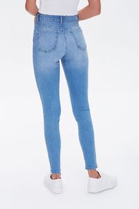 MEDIUM DENIM High-Waisted Skinny Jeans, image 4