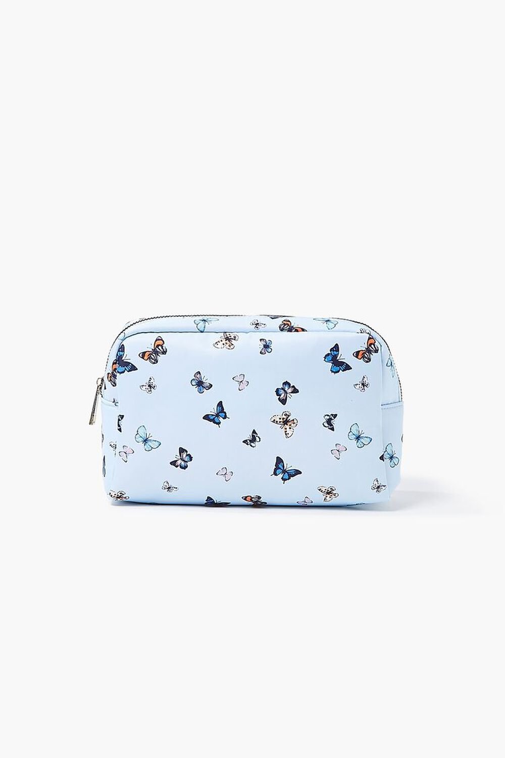 Butterfly Print Faux Leather Pouch, image 1
