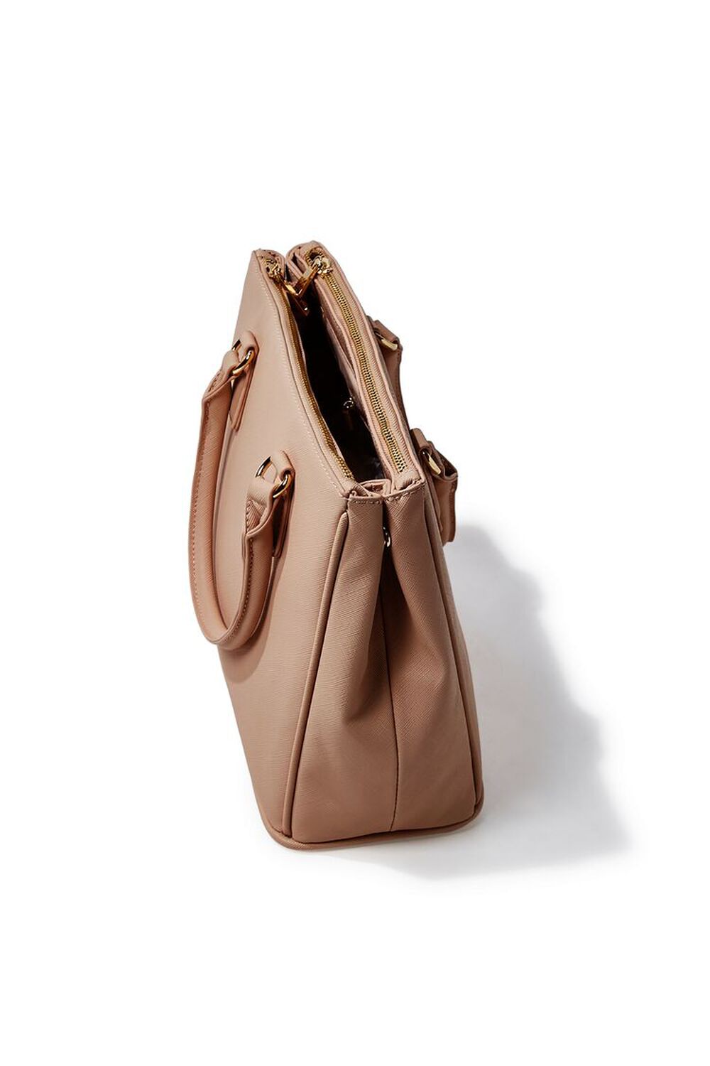 TAUPE Structured Square Satchel, image 2