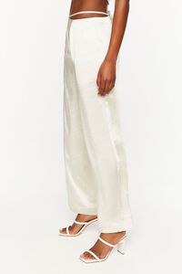 Satin Strappy Mid-Rise Pants, image 3