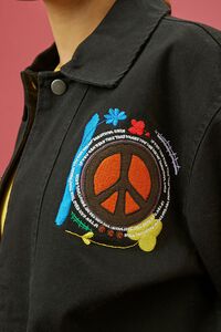 BLACK/MULTI Ron Bass Embroidered Jacket, image 7
