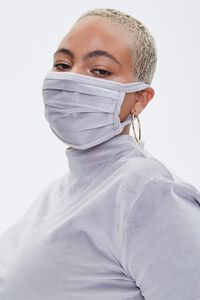 HEATHER GREY Plus Size Sweatsuit Face Mask Set, image 6