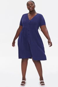 NAVY Plus Size Fit & Flare Dress, image 4