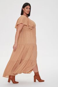 Plus Size Spotted Maxi Dress, image 2