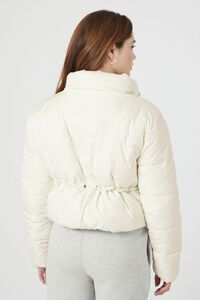 IVORY Quilted Puffer Jacket, image 3