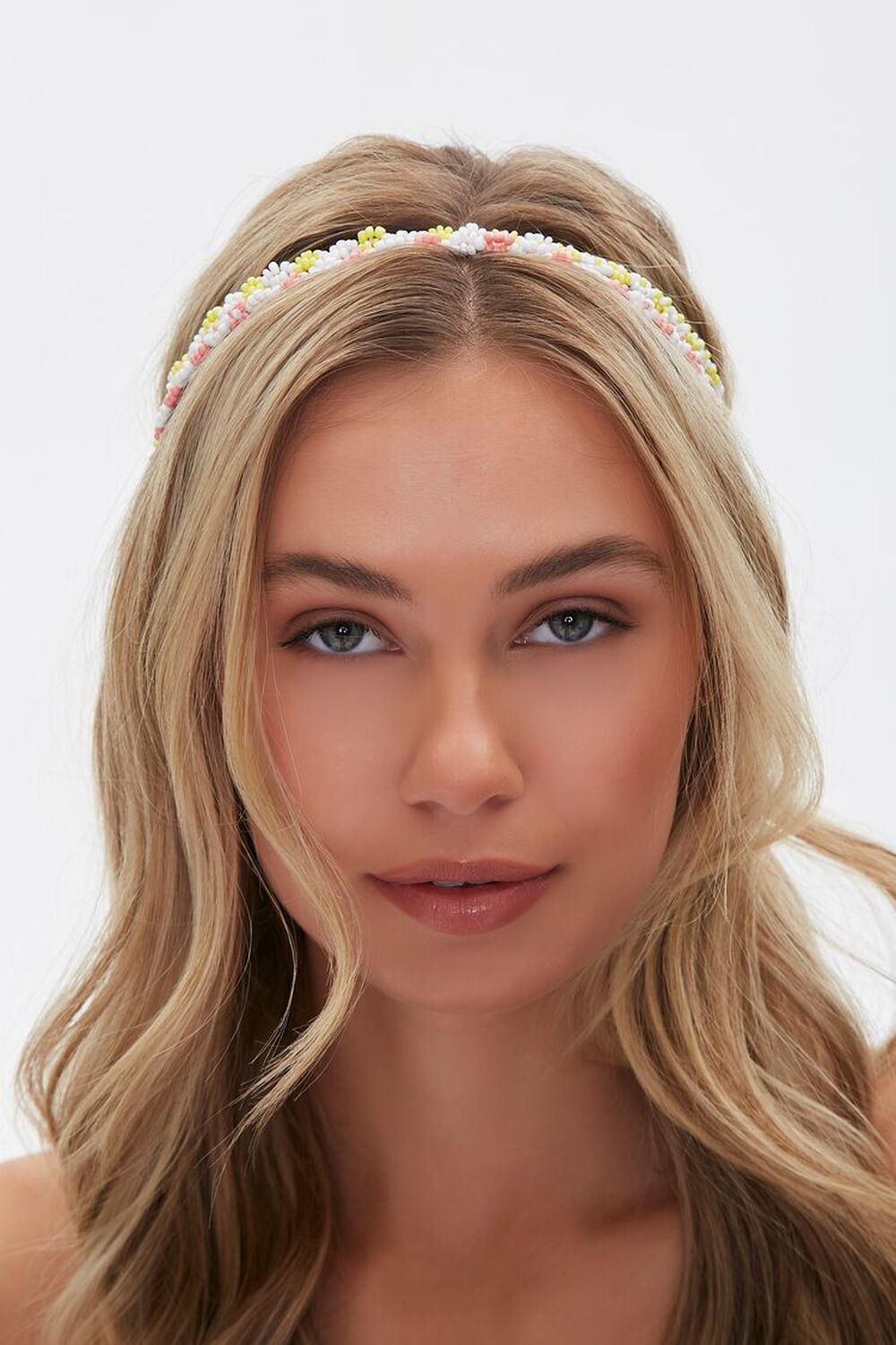 Beaded Floral Headband, image 2
