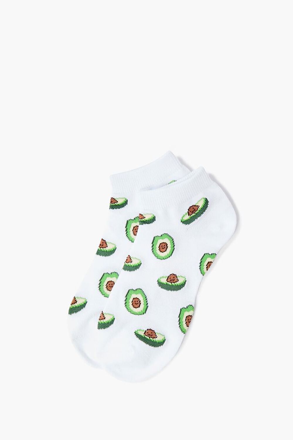 Avocado Print Ankle Socks, image 1