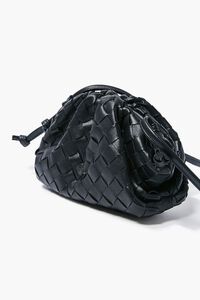 BLACK Crosshatch Pouch Crossbody Bag, image 2