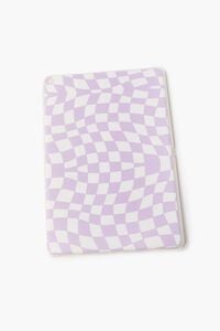 LAVENDER/WHITE Wavy Checkered Case for iPad 9, image 1