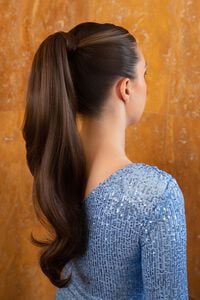 GOLDEN BROWN PRETTYPARTY The Ruby Ponytail Hair Extension, image 1