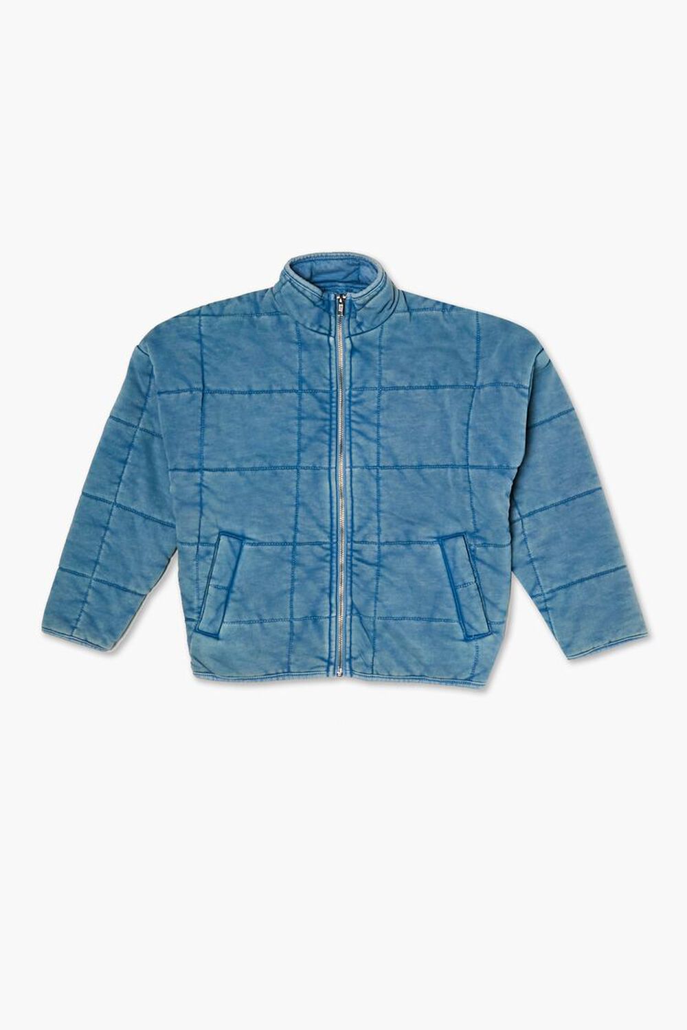 TEAL Kids Quilted Zip-Up Jacket (Girls + Boys), image 1