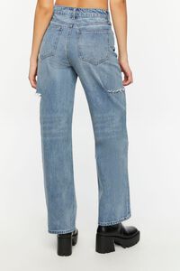 MEDIUM DENIM Split High-Rise 90s-Fit Jeans, image 3