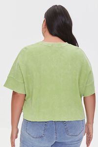 GREEN Plus Size High-Low Tee, image 3