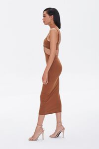 AMBER Cutout Cami Midi Dress, image 3