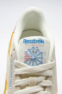 WHITE/MULTI Reebok Classic Leather Shoes, image 5