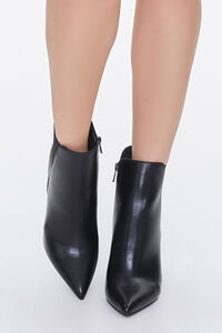 BLACK Pointed-Toe Chelsea Boots, image 4