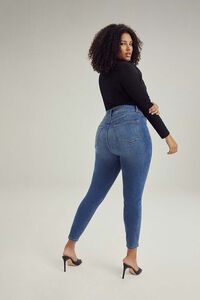 MEDIUM DENIM Plus Size Skinny Uplyfter Jeans, image 2