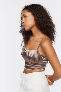 GOAT Satin Lace-Up Cropped Cami, image 2