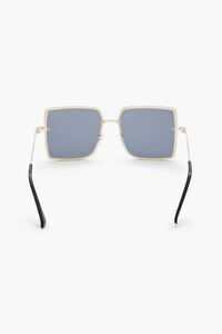 GOLD/BLACK Square Frame Sunglasses, image 4