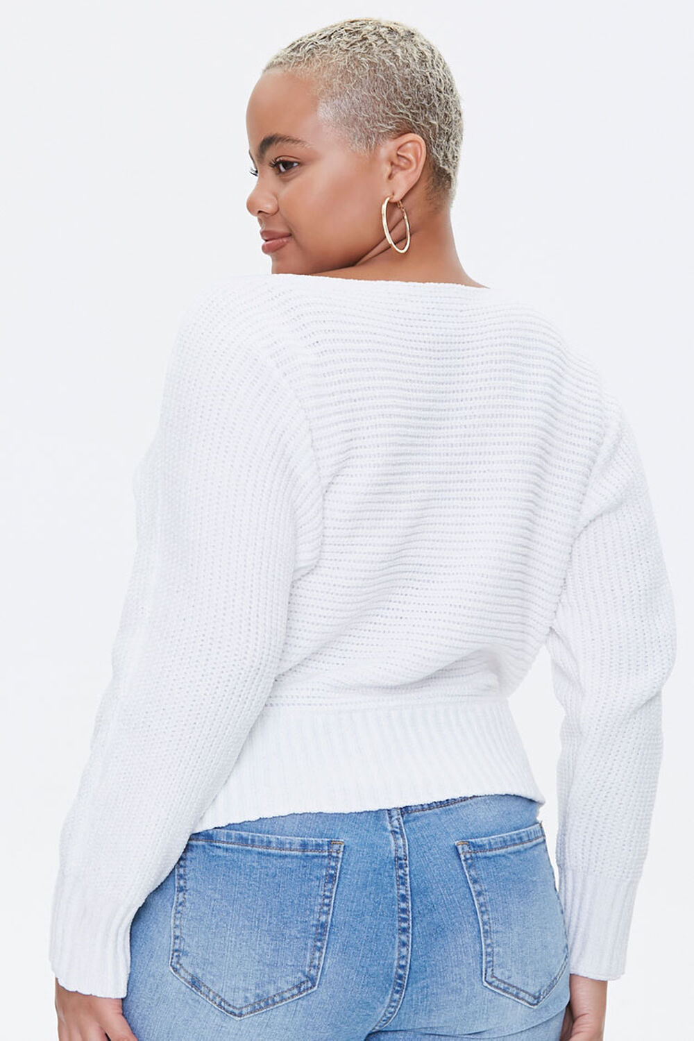 CREAM Plus Size Chenille Sweater, image 3