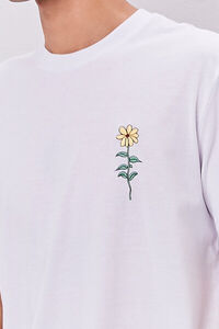 WHITE/MULTI Wildflower Embroidered Graphic Tee, image 5