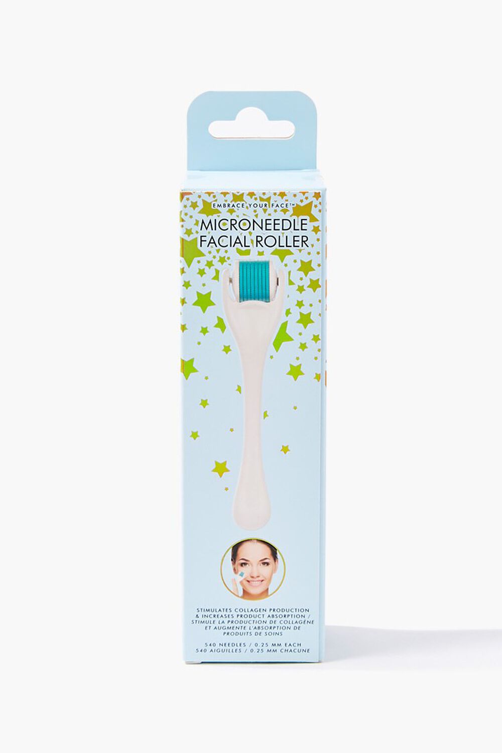 WHITE/MULTI Microneedle Facial Roller, image 3