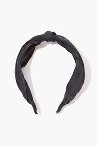 Knotted Satin Headband, image 2