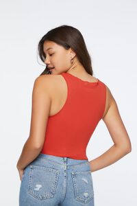 RED/MULTI Legendary Graphic Cropped Tank Top, image 3