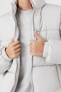 SILVER Quilted Puffer Jacket, image 5
