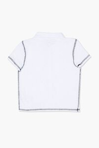 WHITE Girls Button-Front Shirt (Kids), image 2