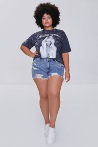CHARCOAL/MULTI Plus Size Britney Spears Graphic Tee, image 4