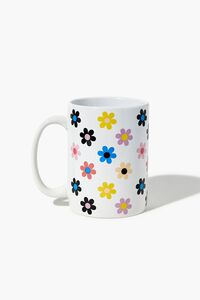 WHITE/MULTI Flower Print Ceramic Mug, image 1