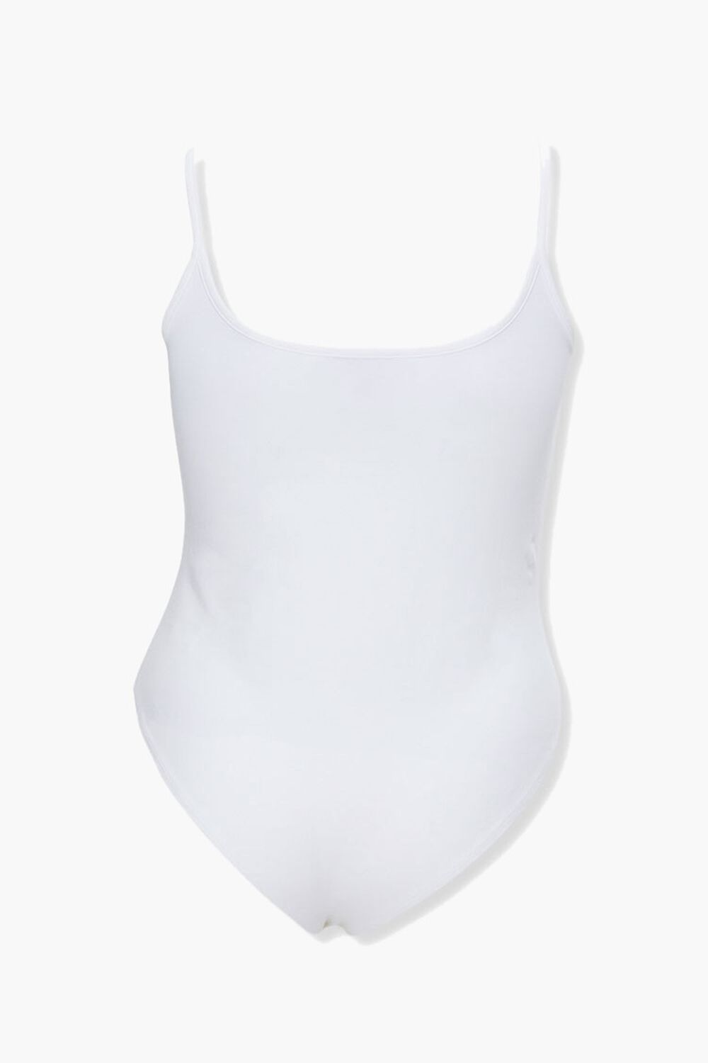 WHITE Plus Size Cami Bodysuit, image 3