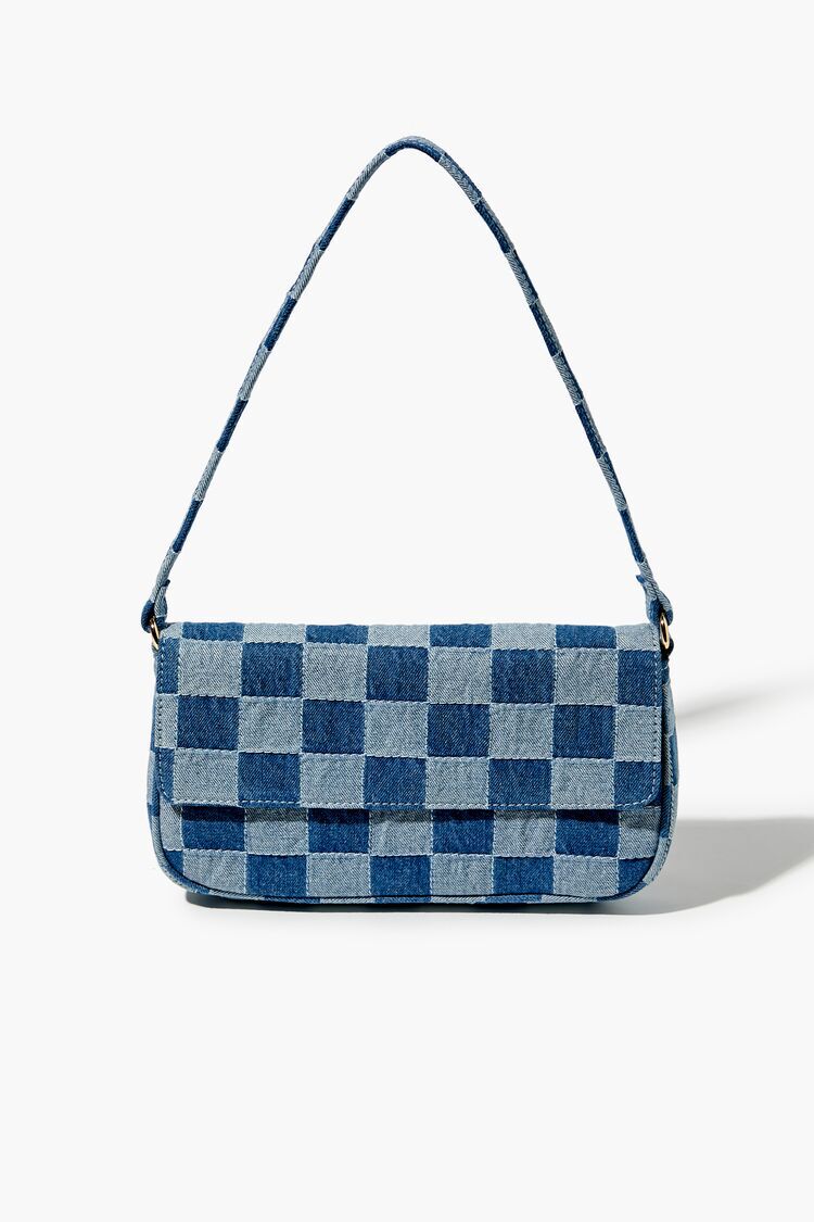 Bags Handbags Cromia Handbag blue allover print casual look 