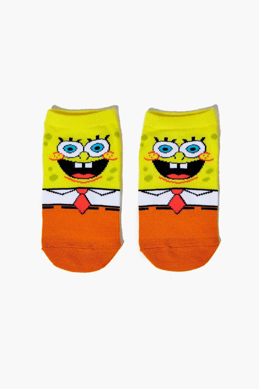 Kids SpongeBob SquarePants Ankle Sock Set - 3 Pack (Girls + Boys), image 2