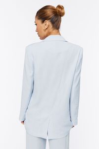 Textured Notched Double-Breasted Blazer, image 3