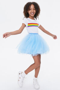 BLUE Girls Tulle Ballerina Skirt (Kids), image 5